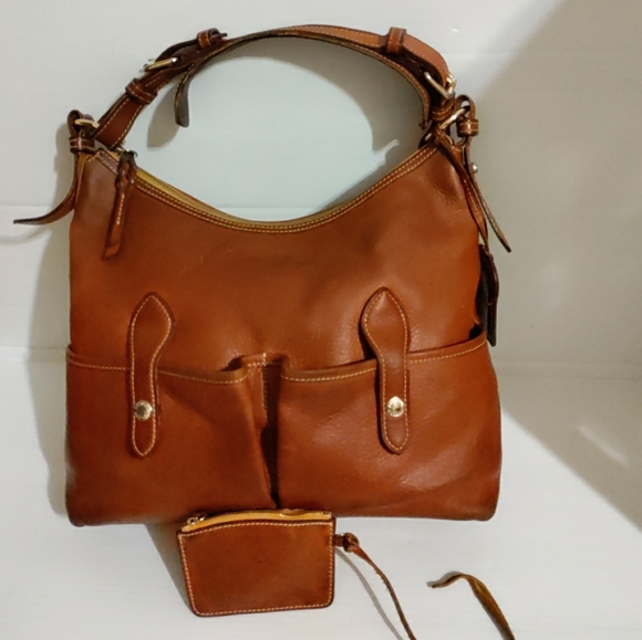 Dooney & Bourke Archives Florentine Medium Lucy Hobo Natural Brown - Picture 2 of 16